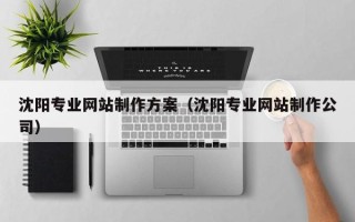 泗阳沈阳专业网站制作方案（沈阳专业网站制作公司）